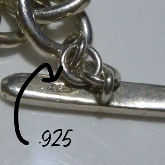 Coach Vintage Sterling Silver Charm Link Toggle Bracelet Dog Pail Heart Shoe - Picture 4 of 5